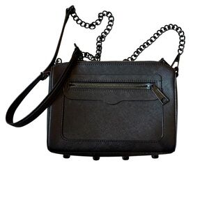Rebecca Minkoff Avery Saffiano leather Crossbody black